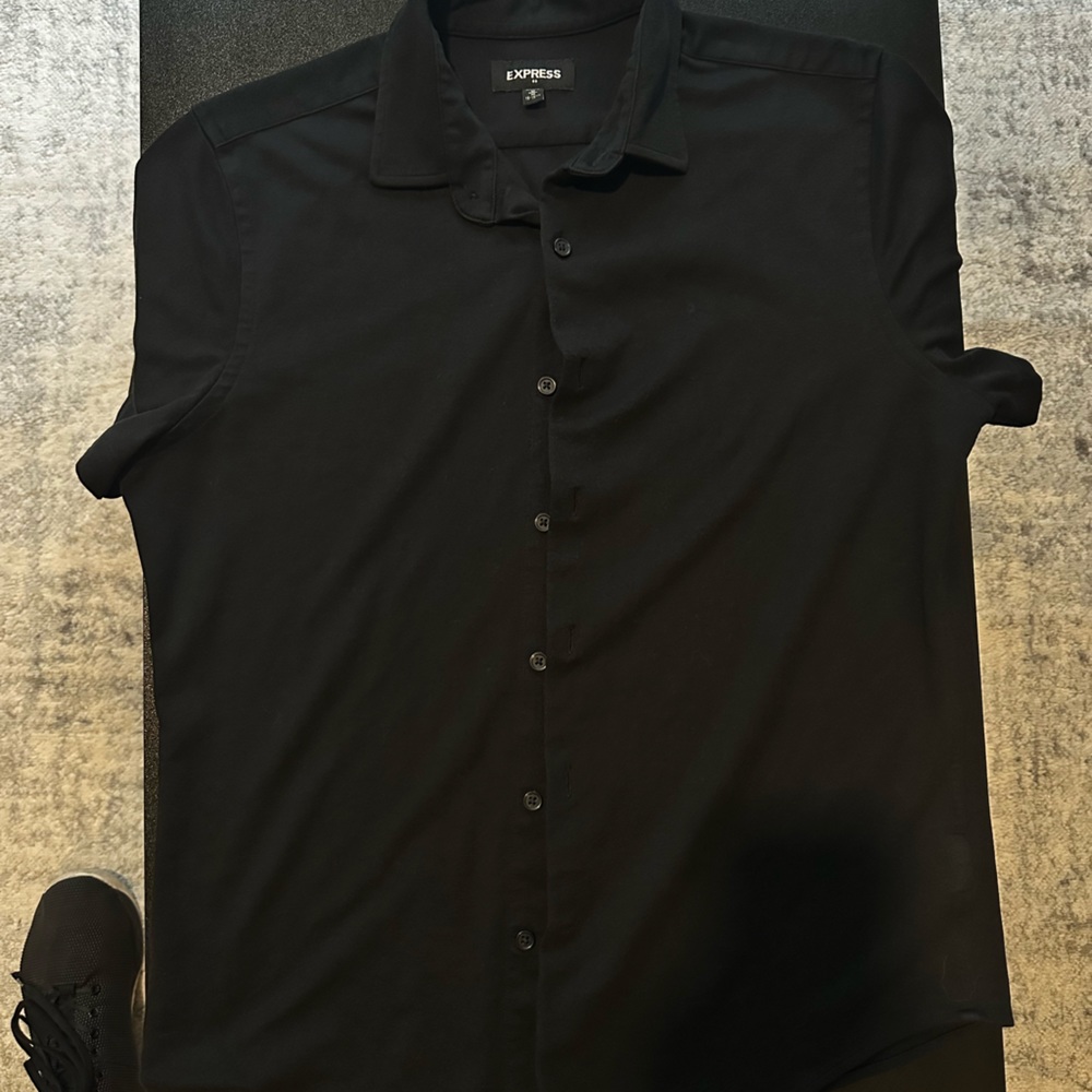 Express Short Sleeve Button Down